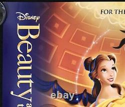 Affiche De Cinéma Beauty And The Beast Quad Originale Walt Disney 3d Re-édition 2011