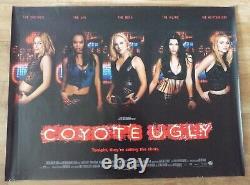 Affiche De Cinéma Coyote Ugly 2000 Quad Original Double Face