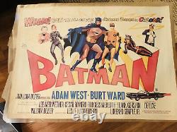 Affiche De Cinéma De British Quad Batman 1966 Stafford&co England Chantrel