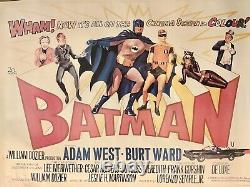 Affiche De Cinéma De British Quad Batman 1966 Stafford&co England Chantrel