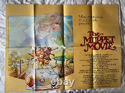 Affiche De Cinéma De Muppet Original Royaume-uni Quad Jim Henson Walt Disney 1979