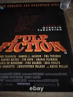 Affiche De Cinéma De Pulp Fiction Original 1994 Quad 30x40