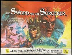 Affiche De Cinéma De Sword And The Sorcerer Quad Albert Pyun Lee Horsley 1982
