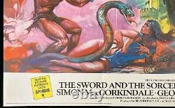 Affiche De Cinéma De Sword And The Sorcerer Quad Albert Pyun Lee Horsley 1982
