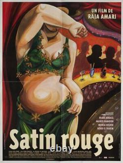 Affiche De Cinéma Française De Grande Quod Satin Rouge Une Taille Massive De 47x 63
