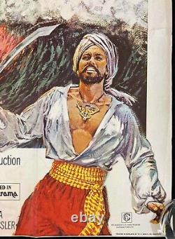 Affiche De Cinéma Golden Voyage Of Sinbad Original Quad Ray Harryhausen 1973