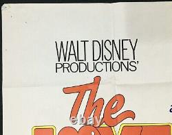 Affiche De Cinéma Love Bug Original Quad 1979 Release Dean Jones Walt Disney