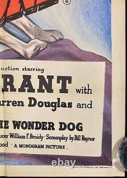 Affiche De Cinéma Original Quad Du Territoire Du Nord-ouest Kirby Grant Chinook 1951