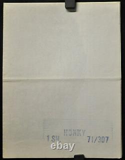 Affiche De Cinéma Originale De 27x41 De Honky 1971 Brenda Sykes John Neilson Quincy Jones