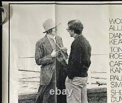 Affiche De Cinéma Originale De Annie Hall Quad Woody Allen Diane Keaton 1977