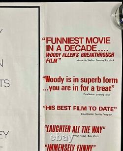 Affiche De Cinéma Originale De Annie Hall Quad Woody Allen Diane Keaton 1977
