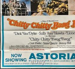 Affiche De Cinéma Originale De Chitty Chitty Bang Bang Uk Double Quad Roald Dahl 1968