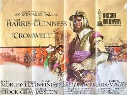 Affiche De Cinéma Originale De Cromwell Quad 1970 Richard Harris Alec Guinness