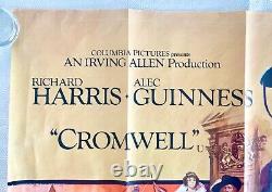 Affiche De Cinéma Originale De Cromwell Quad 1970 Richard Harris Alec Guinness