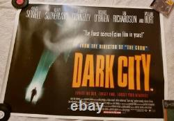 Affiche De Cinéma Originale De Dark City Uk Quad 1998