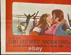 Affiche De Cinéma Originale De Magnum Force Quad Dirty Harry Clint Eastwood 1973
