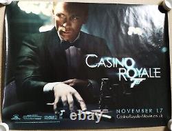 Affiche De Cinéma Originale Du Casino Royale James Bond 2006