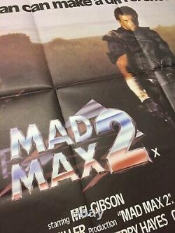 Affiche De Cinéma Originale Mad Max 2 Uk Quad