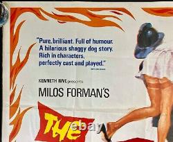 Affiche De Cinéma Originale Quad De Firemen's Ball Milos Forman 1967
