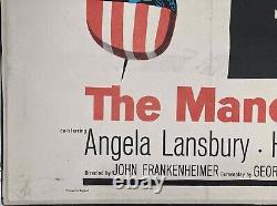 Affiche De Cinéma Originale Quad Du Candidat Manchurien John Frankenheimer Linen Backed