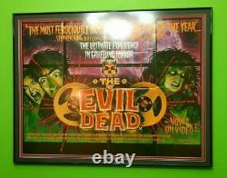 Affiche De Cinéma Originale The Evil Dead 1982 Royaume-uni British Quad Nm 9 Bruce Campbell