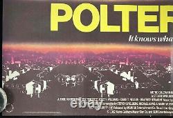 Affiche De Cinéma Poltergeist Original Quad Tobe Hooper 1982