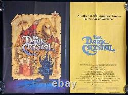 Affiche De Cinéma Quad En Cristal Foncé Jim Henson Frank Oz 1982