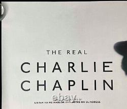 Affiche De Cinéma Real Charlie Chaplin Quad Original Documentaire 2022
