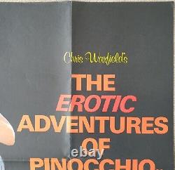 Affiche De Cinéma Sur Les Aventures Érotiques De Pinnochio 1971