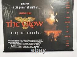 Affiche De Cinéma The Crow, Double Face D'origine Du Royaume-uni Quad Sheet