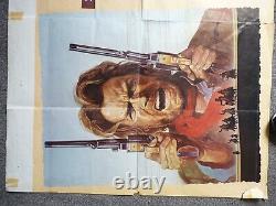 Affiche De Cinéma Vintage Du Royaume-uni Quad Clint Eastwood The Outlaw Josey Wales 1976