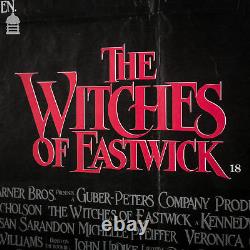 Affiche De Cinéma 'the Witches Of Eastwick' Quad En Cadre Noir
