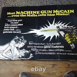 Affiche De Film Originale Machine Gun MC Cain 30x40