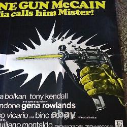 Affiche De Film Originale Machine Gun MC Cain 30x40