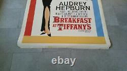 Affiche De Film Vintage Rare. Audry Hepburn, Petit Déjeuner @tiffany's
