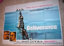 Affiche Du Film Deliverance Uk Quad Burt Reynolds Jon Voight