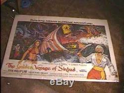 Affiche Du Film Golden Voyage Sinbad Br Quad Harryhausen