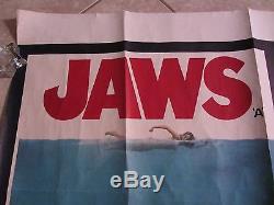 Affiche Du Film Jaws Richard Dreyfuss, Roy Scheider, Robert Shaw Au Royaume-uni Quad