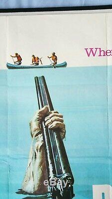 Affiche Du Film Quad Original Britannique John Boorman Burt Reynolds (1972)