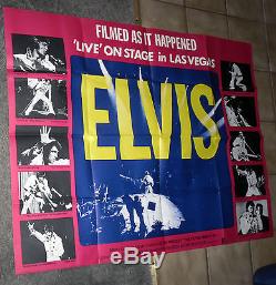 Affiche Du Film Quad Original De Rare 1971 Elvis Presley 1971 Rare 1971