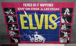 Affiche Du Film Quad Original De Rare 1971 Elvis Presley 1971 Rare 1971