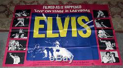 Affiche Du Film Quad Original De Rare 1971 Elvis Presley 1971 Rare 1971