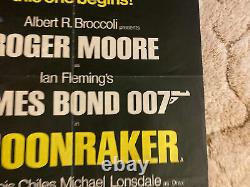 Affiche James Bond Moonracker, Royaume-uni Film Quad Original