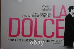 Affiche La Dolce Vita Cinéma BFI Quad 2020 RR Fellini Anita Ekberg Mastroianni