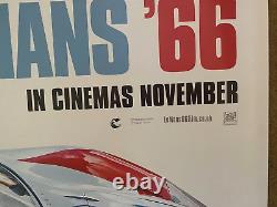 Affiche ORIGINALE Le Mans 66 Quad ADVANCED FORD UK Roulée Mint