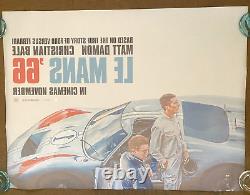 Affiche ORIGINALE Le Mans 66 Quad ADVANCED FORD UK Roulée Mint