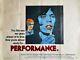 Affiche Originale Britannique Quad Uk Movie Performance 1979: Mick Jagger
