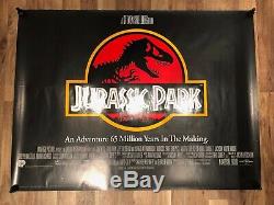 Affiche Originale De Film De Jurassic Park Original Uk Quad 30 X 40 Bundle Press T-shirt