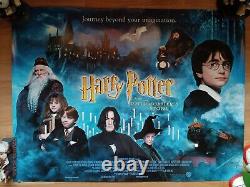 Affiche Originale Du Film Britannique Harry Potter & The Philosopher's Stone (sorcerer's)