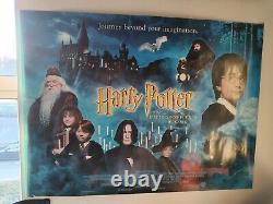 Affiche Originale Du Film Britannique Harry Potter & The Philosopher's Stone (sorcerer's)